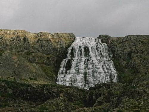 Dynjandi waterfall in the Westfjords