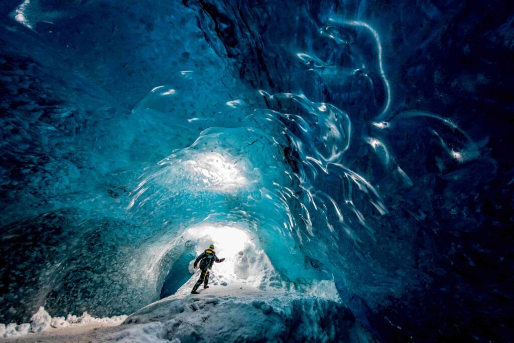 Ice Cave Tours, Crystal ice cave in Iceland