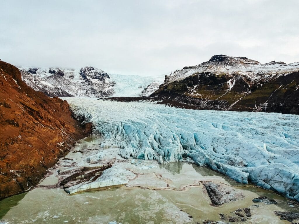 Skaftafell National Park in south Iceland