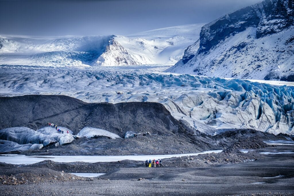 Skaftafell National Park in south Iceland