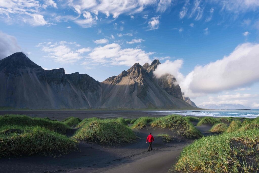 Stokksnes in east Iceland