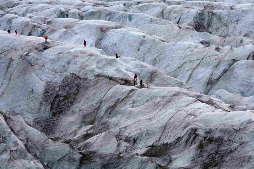 glacier hike in Iceland