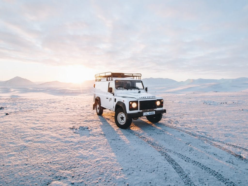 Super Jeep Tours Iceland, Super Jeep in the Iceland winter