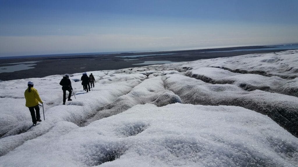 Vatnajokull glacier hike