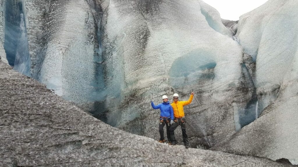 Vatnajokull glacier hike