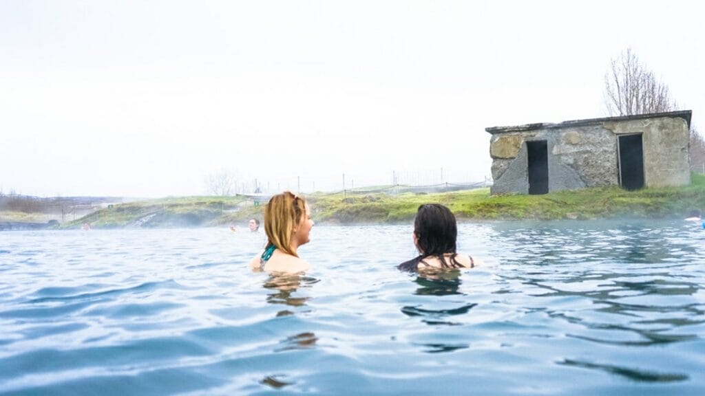 Iceland hot spring, Secret Lagoon hot spring in Iceland