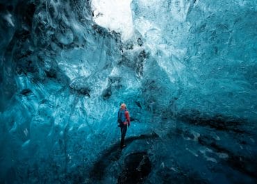 Crystal Blue Ice Cave in Iceland | Super Jeep from Jökulsárlón