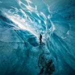 Blue Ice Cave in Iceland, Ice Cave Tours, natural blue crystal ice cave in Iceland
