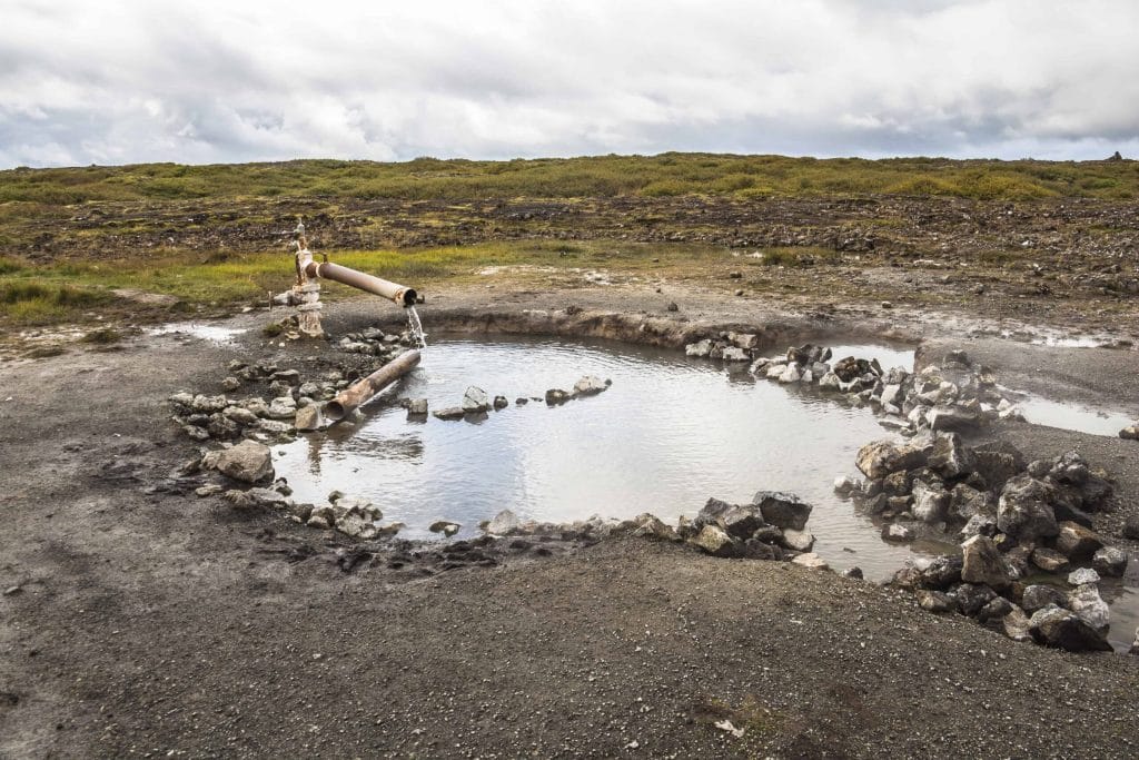 Landbortalaug hot spring in Snæfellsnes Peninsula