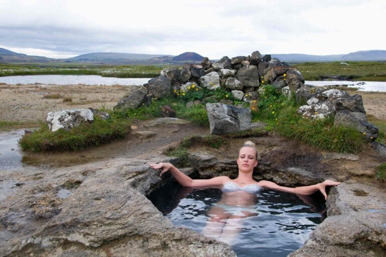 Iceland Hot Springs, hot springs in Iceland, Landbrotalaug hot spring in Snæfellsnes Peninsula