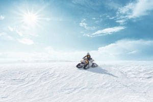 snowmobile in Iceland