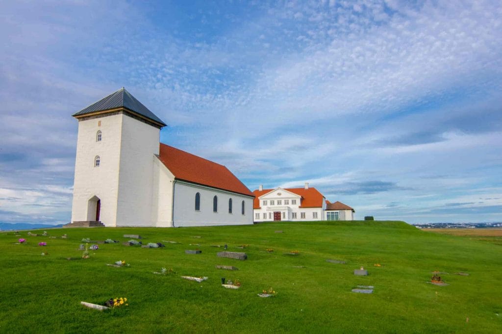 Bessastadir where the president of Iceland lives in Alftanes