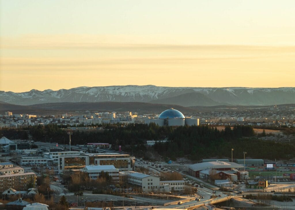 Perlan museum in Reykjavik Iceland