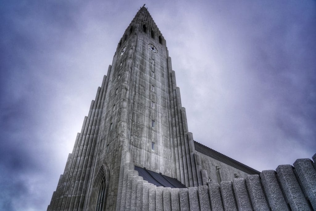 Hallgrimskirkja church in Reykjavik