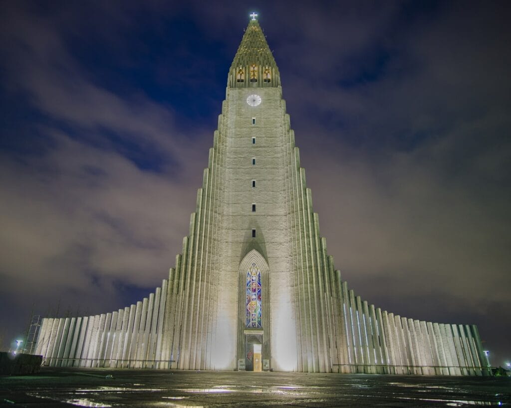 Hallgrimskirkja church in Reykjavik