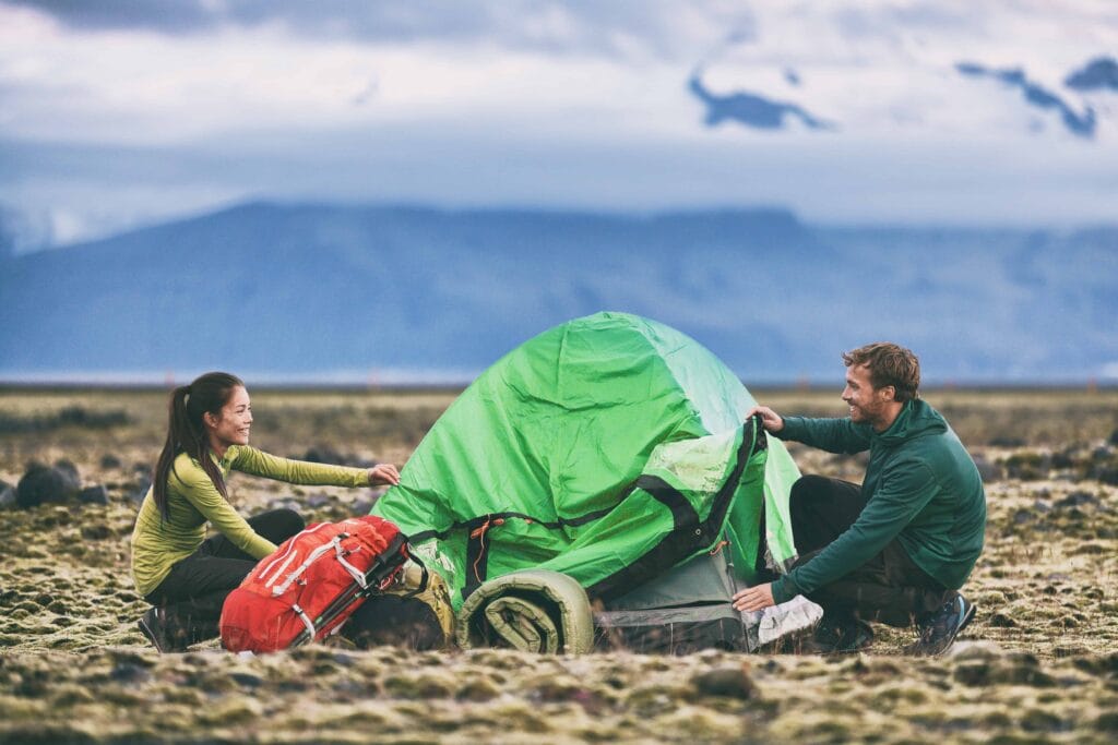 camping in Iceland