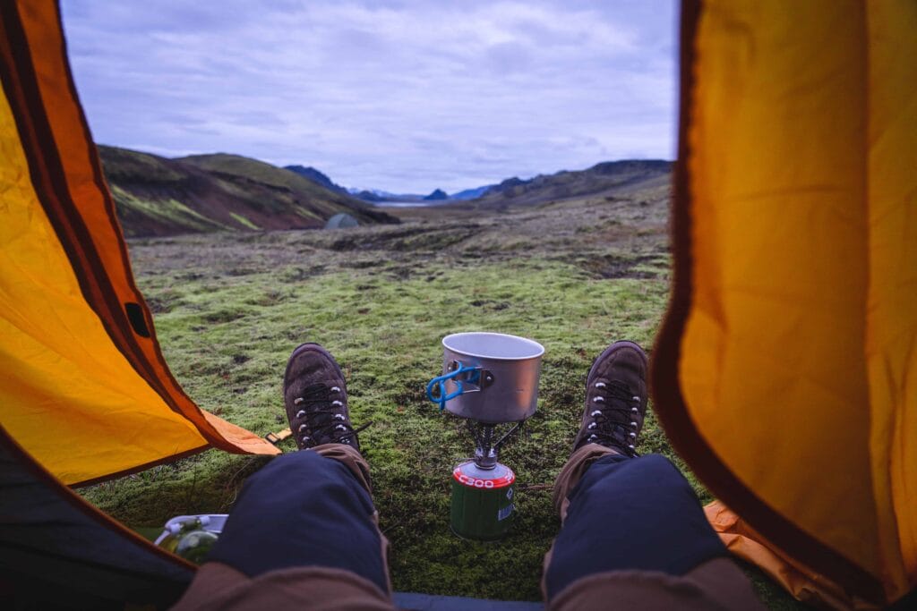 camping in Iceland