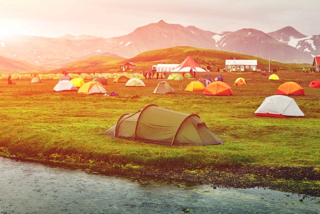 Camping in Iceland