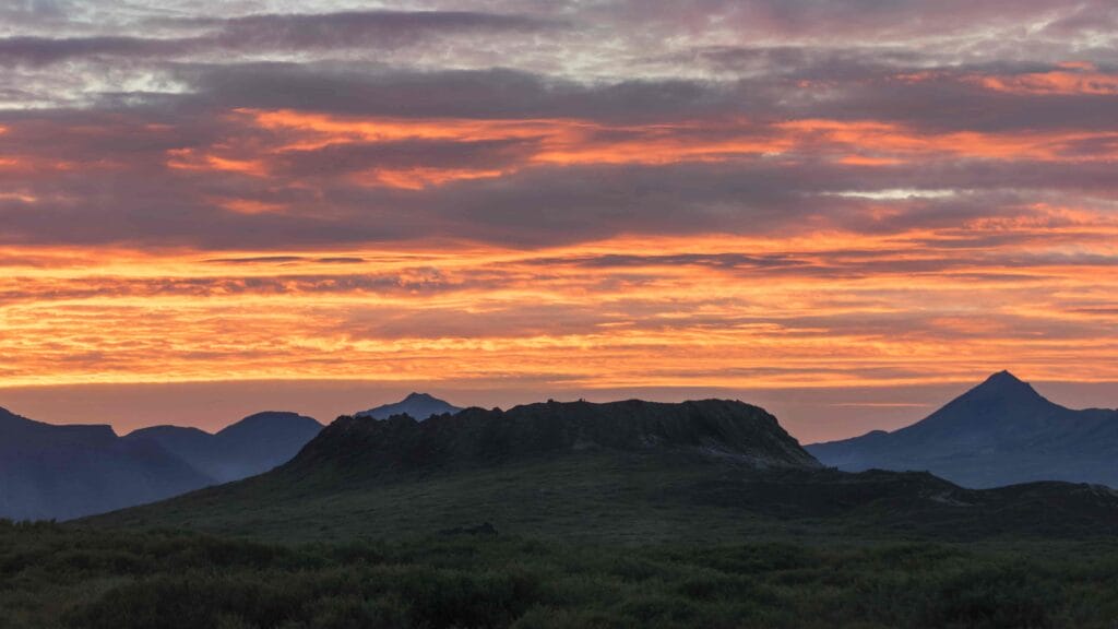 Eldborg Crater in Snæfellsnes Peninsula