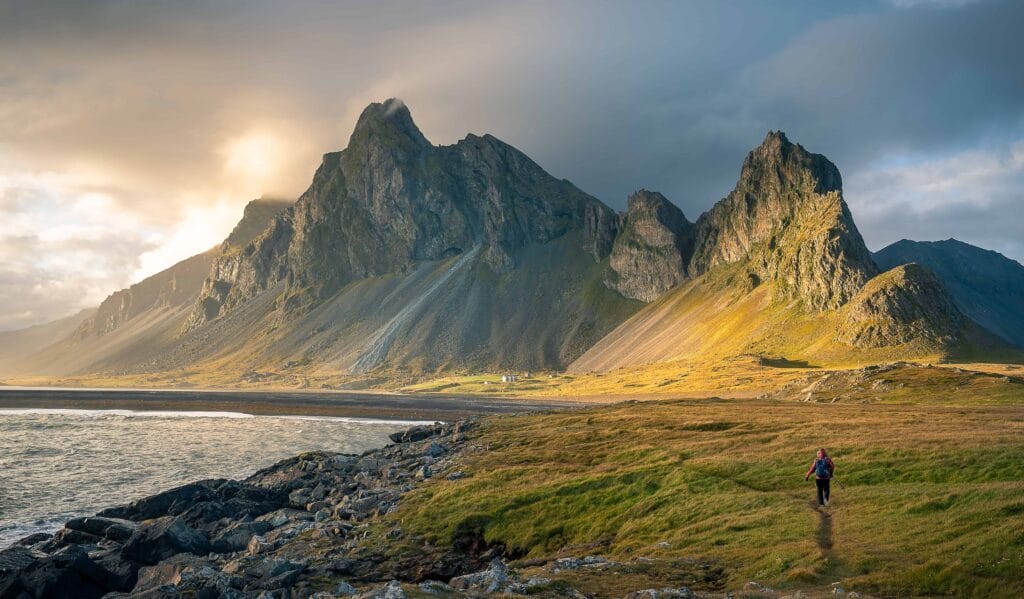 Eystrahorn mountain in East Iceland