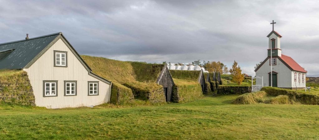 Keldur Turf House in south Iceland