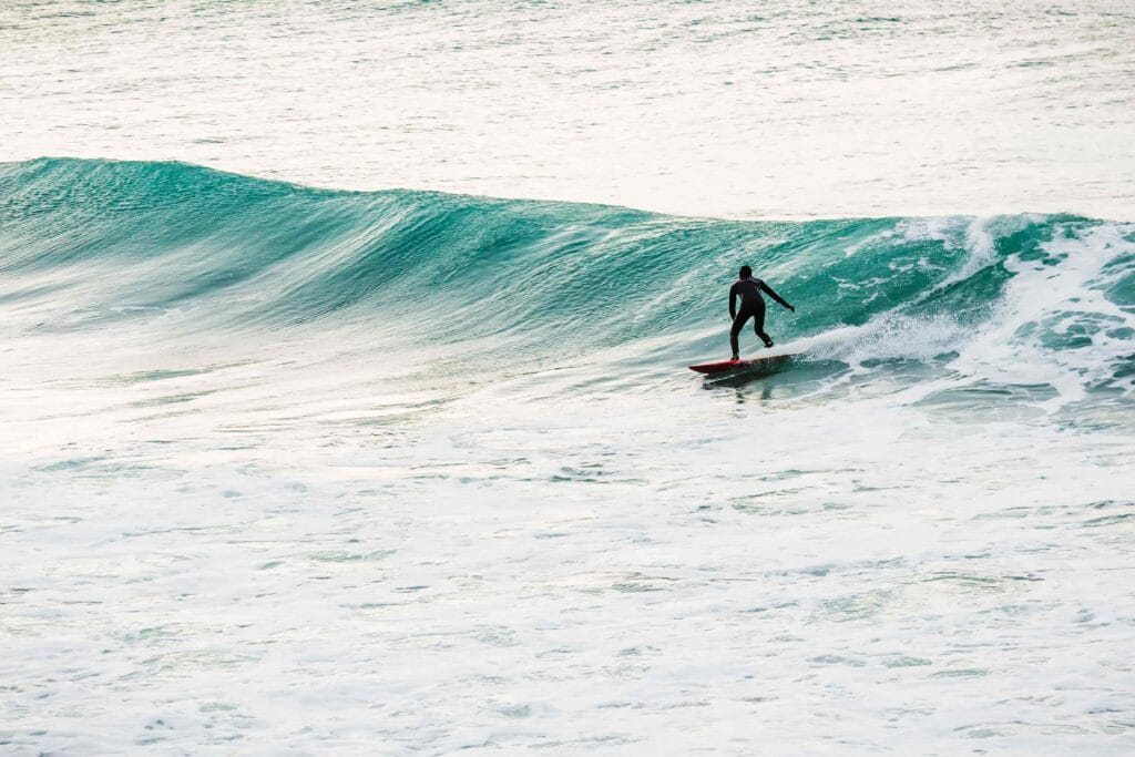 Surfing in Iceland