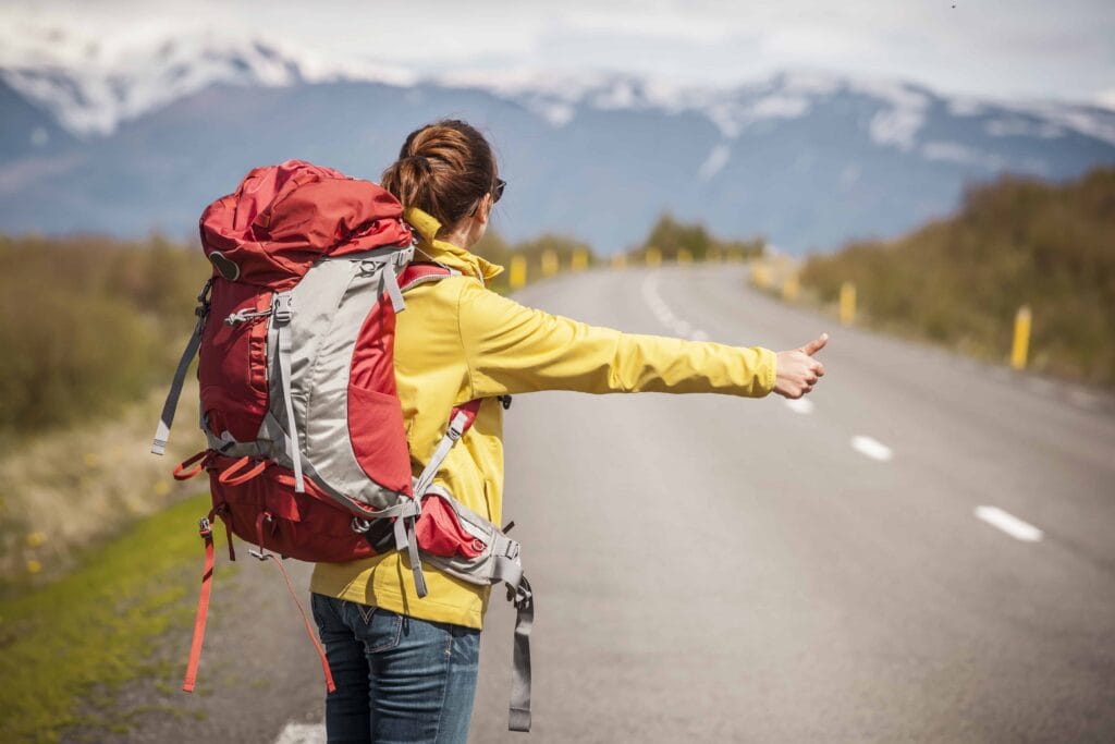 Hitchhiking in Iceland