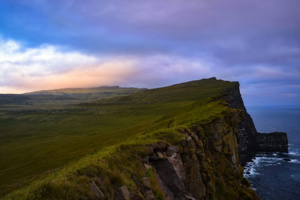 Látrabjarg cliffs in the Westfjords of Iceland, Westernmost part of Iceland