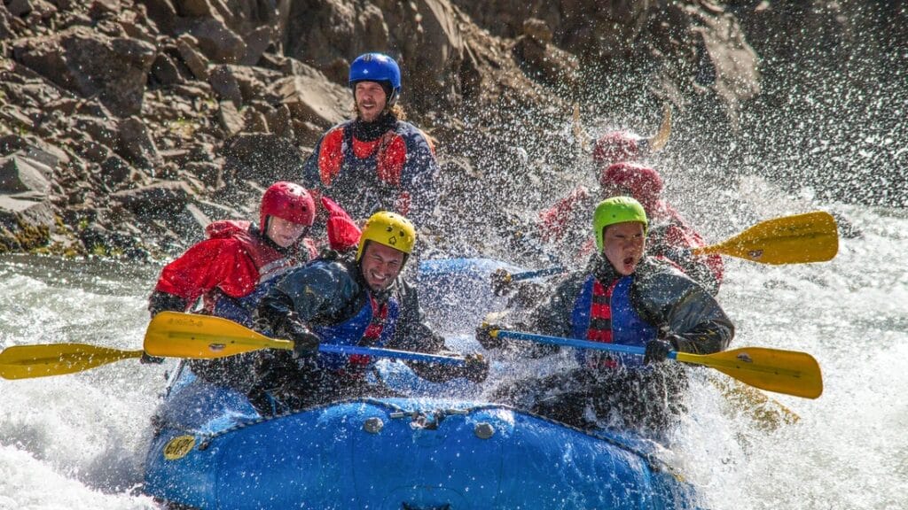 River Rafting in Iceland