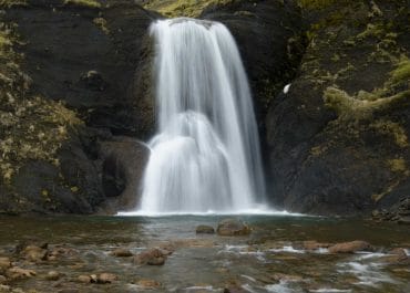 Helgufoss Waterfall