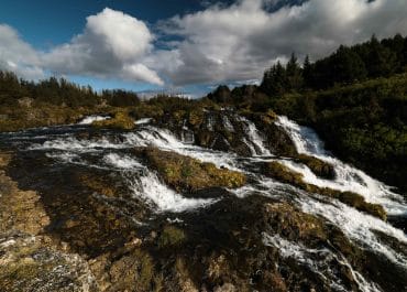 Kermóafoss Waterfall