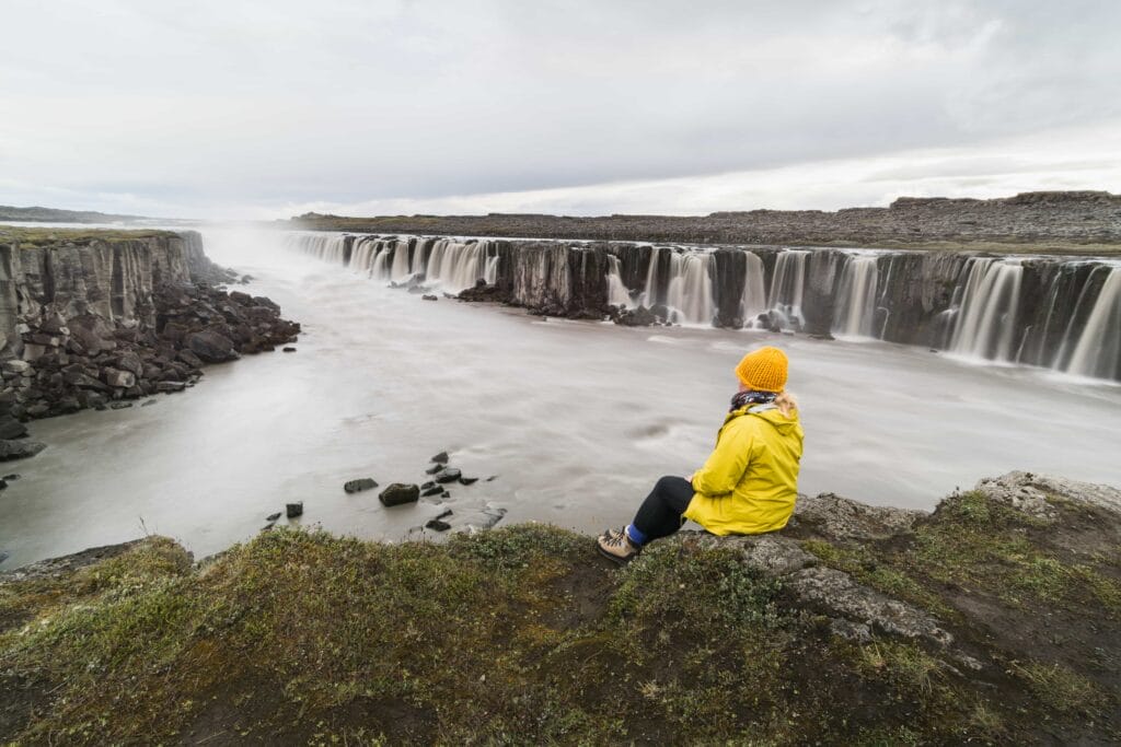 Selfoss waterfall in north Iceland