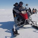 Iceland Snowmobile Tour, Snowmobile Iceland, Snowmobiling in Iceland, snowmobile on langjokull glacier into the glacier