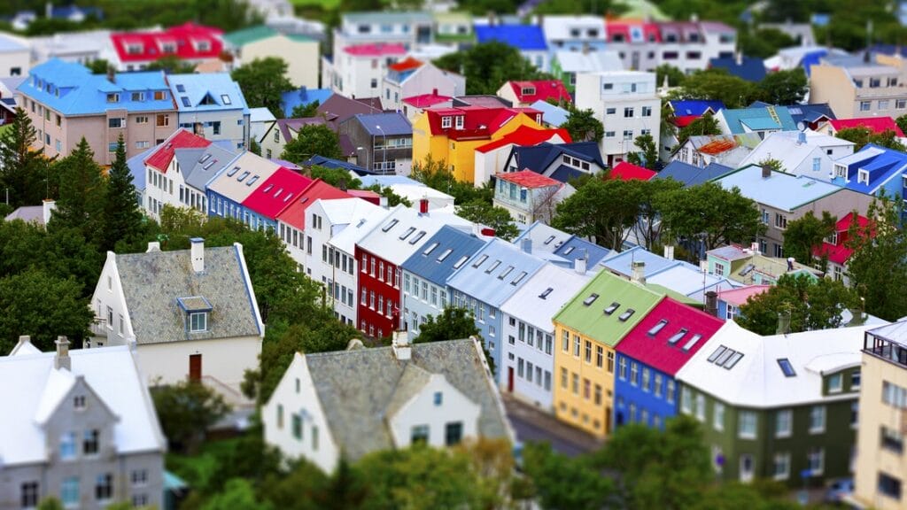 view over Reykjavik