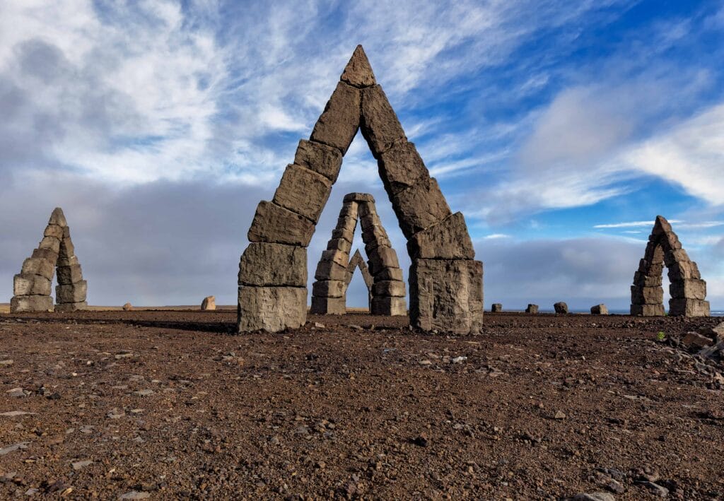 Arctic Henge in Raufarhofn north Iceland