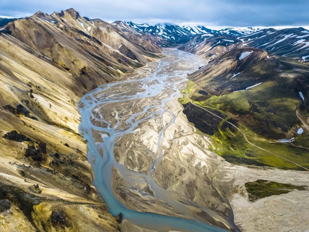 Highlands Iceland, Drone flying in Iceland, Highlands, Þórsmörk