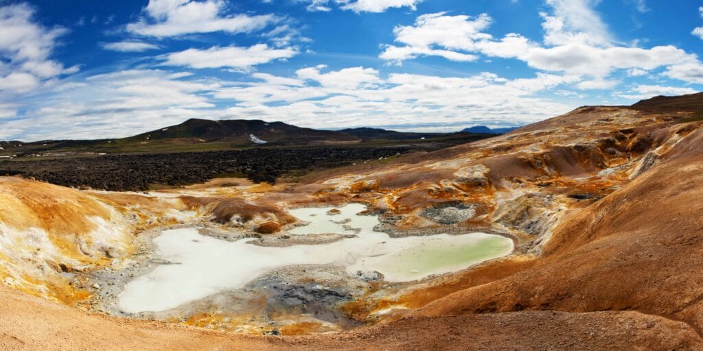 Leirhnjukur geothermal fields in north Iceland