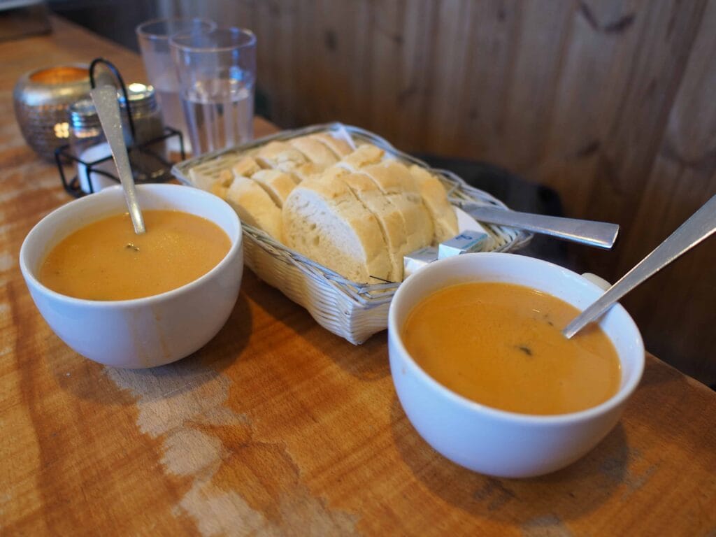 Icelandic Traditional Food, lobster soup