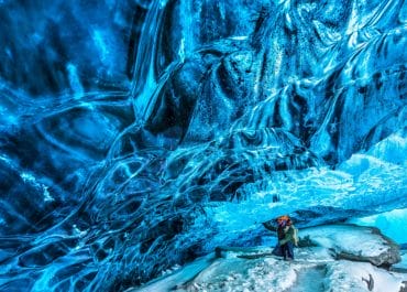 2 Day Winter Package | Blue Ice Cave, South Coast, Skaftafell & Northern Lights