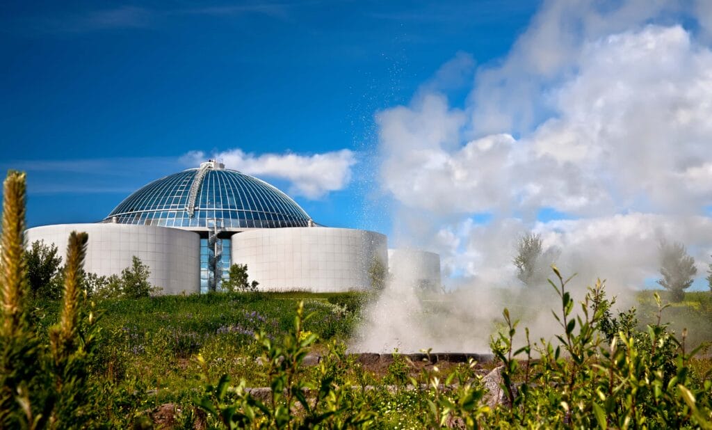 Perlan museum in Reykjavik Iceland