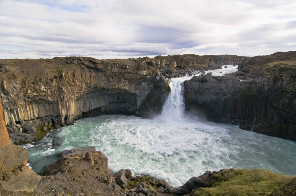 Iceland Travel Guide - Aldeyjarfoss Waterfall in the Northern Iceland