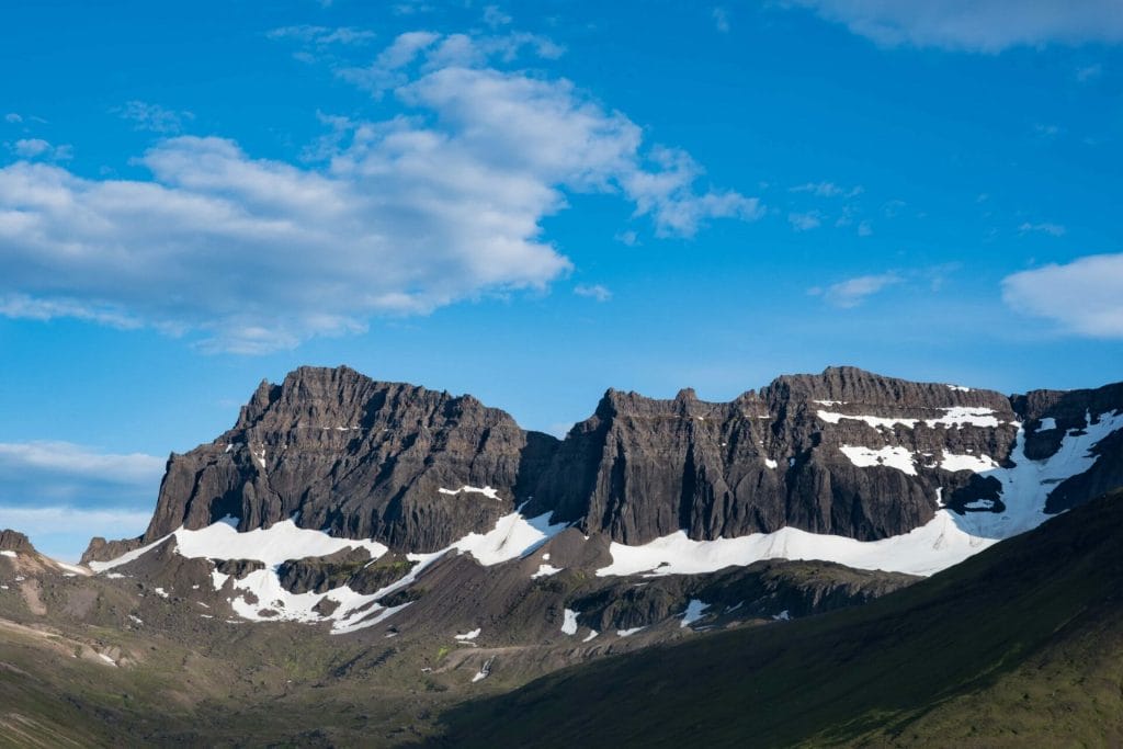 Dyrfjöll Mountains in East Iceland