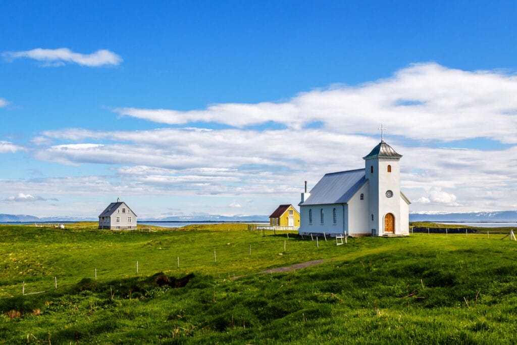 Flatey Island in west Iceland