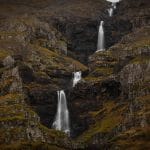 Hænubrekkufoss waterfall in east Iceland