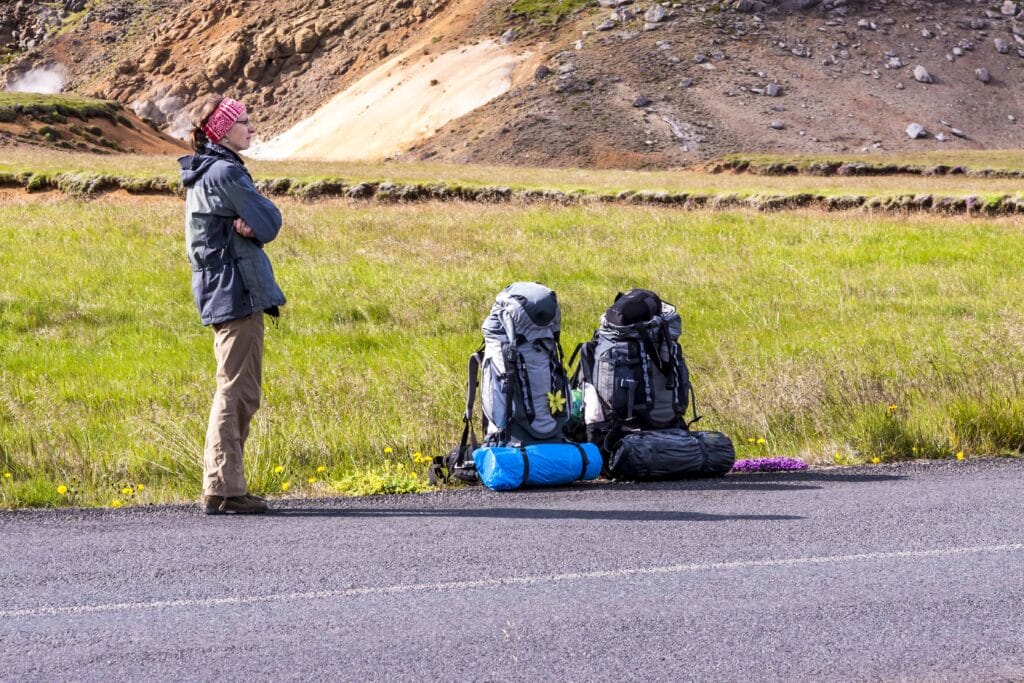 Hitchhiking in Iceland