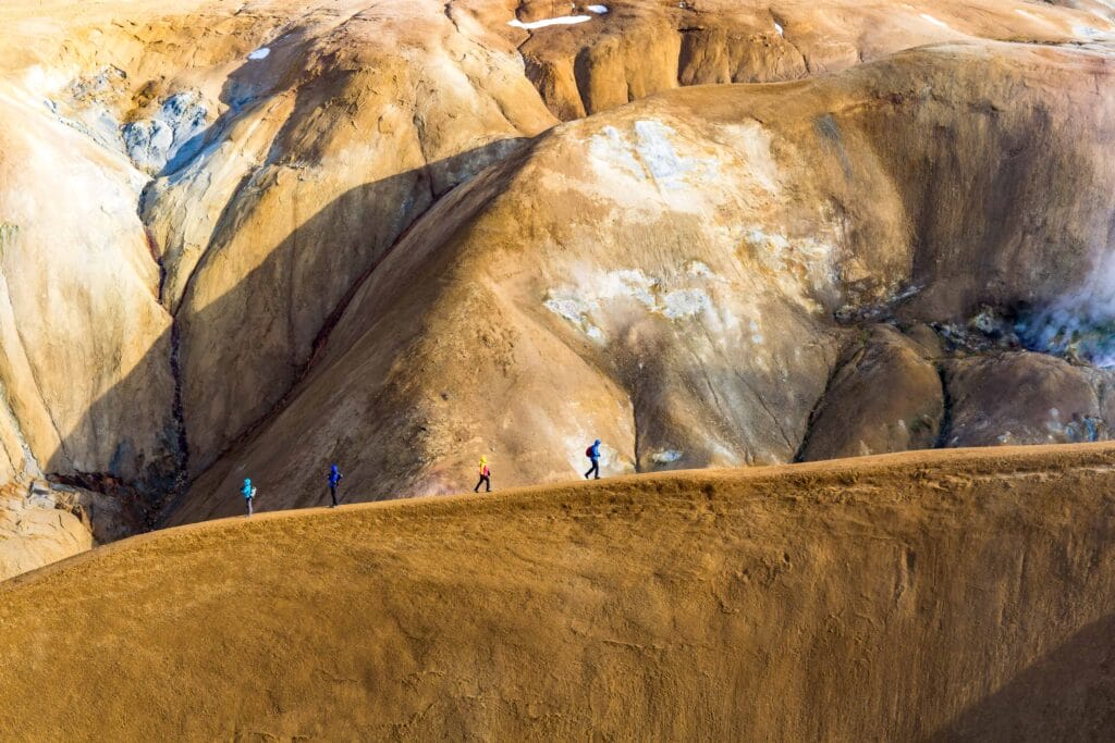 Kerlingarfjöll Mountains in the highlands of Iceland