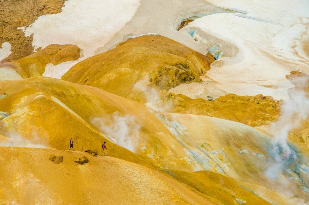 Kerlingarfjöll Mountains in the highlands of Iceland