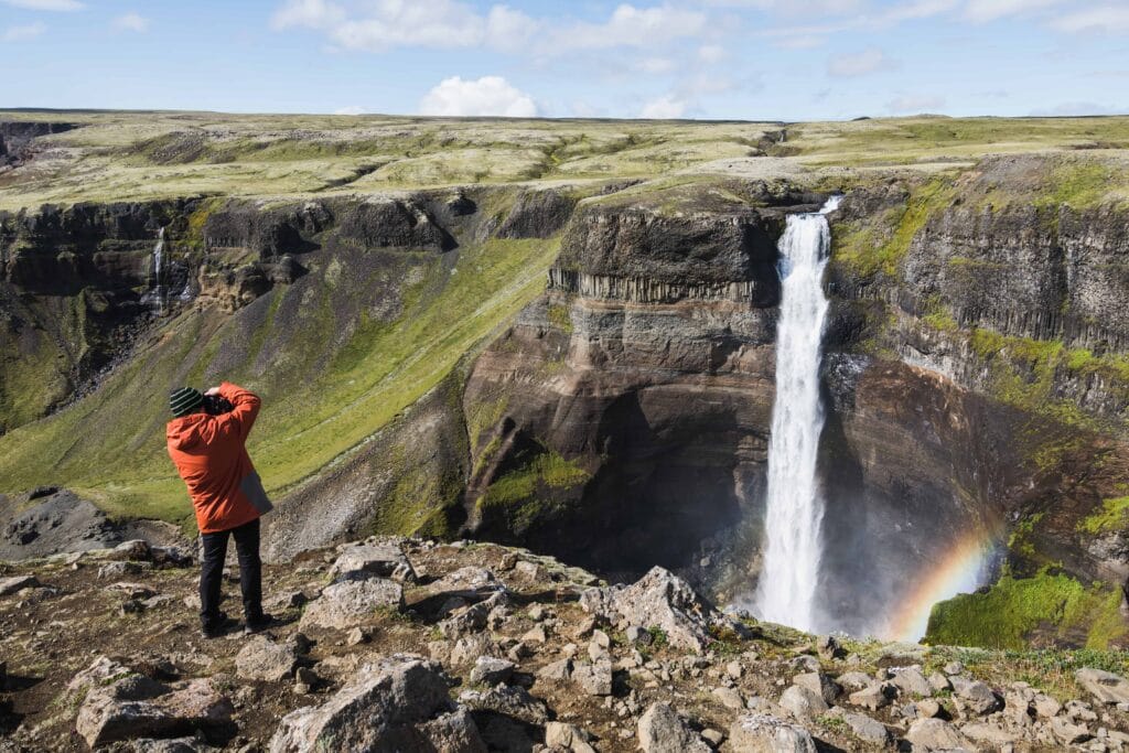 Photography in Iceland - Háifoss waterfall