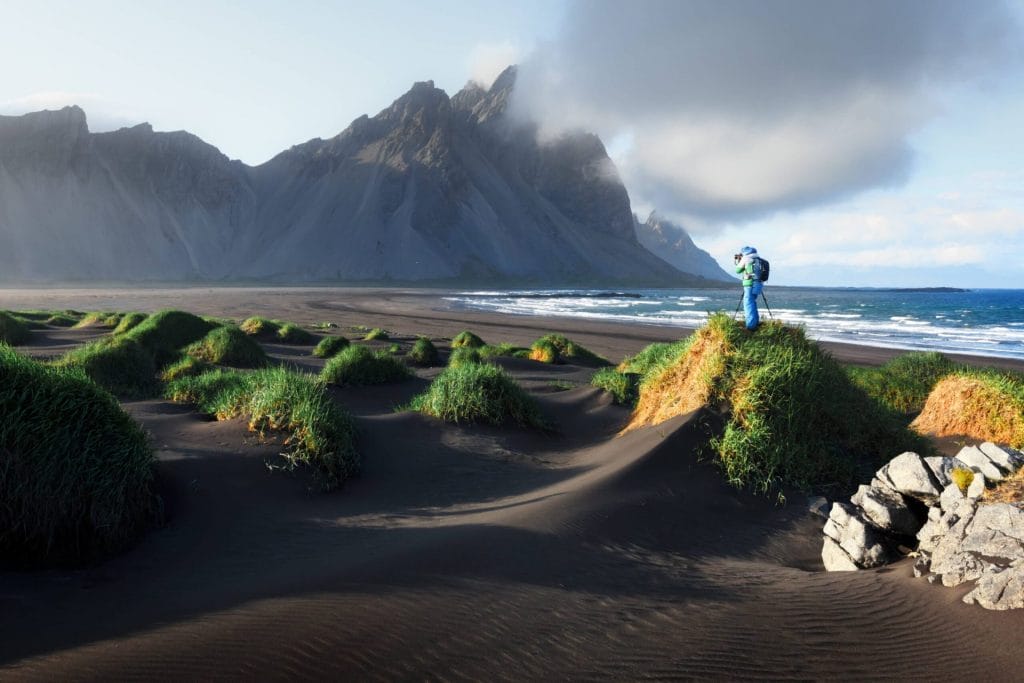 Photography in Iceland - Stokksnes black sand beach