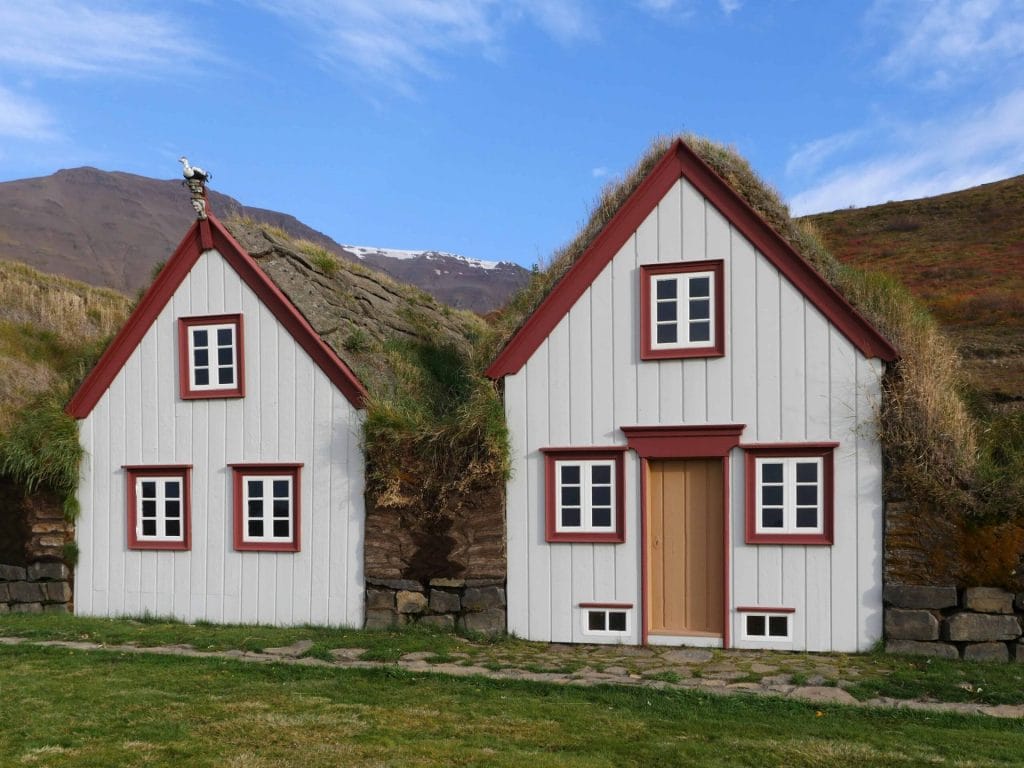 Laufás Turf Houses in north Iceland